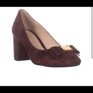 🍒COLE HAAN tali bow block heel pumps 🍒